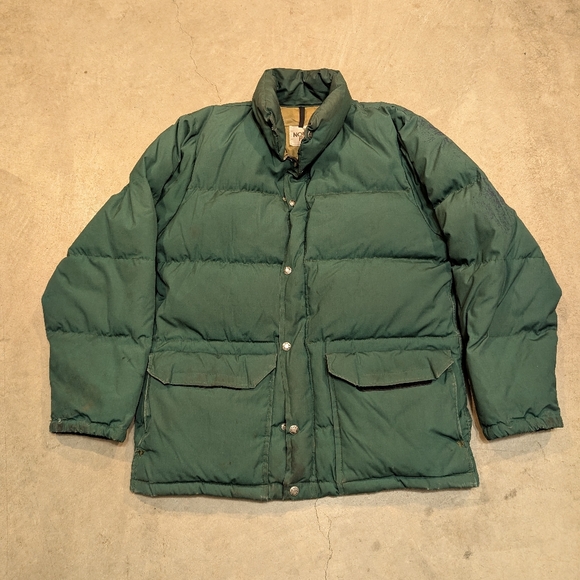 The North Face Other - VTG 70s North Face Puffer Jacket Green Mens M Flaw Talon Zipper
